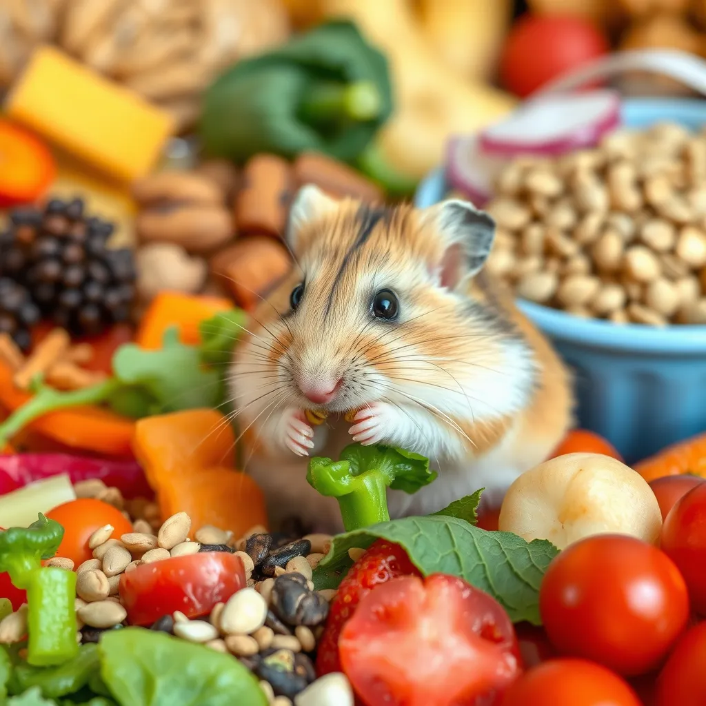 Co może jeść chomik dżungarski?