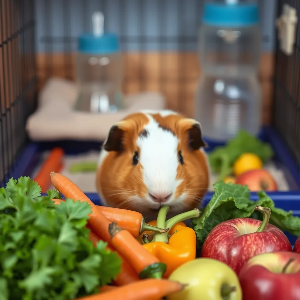 Co może jeść świnka morska? Lista produktów