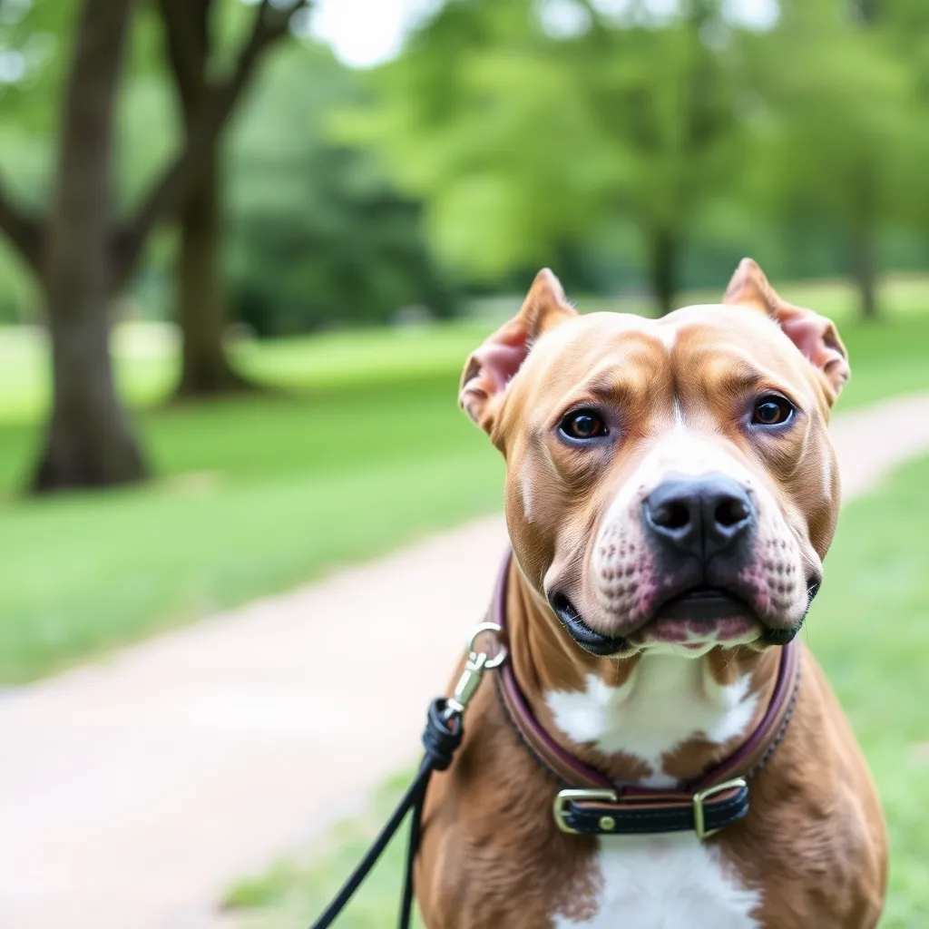 Czy amstaff musi mieć kaganiec?