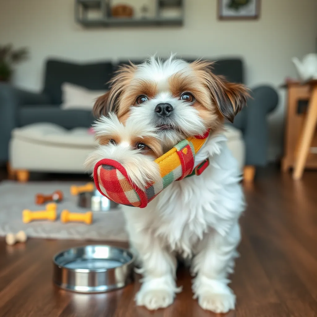 Jak zrobić kaganiec dla shih tzu?